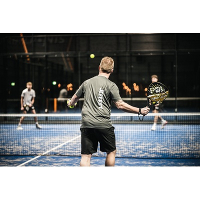 Padel t-shirt 2023 Padel Sportswear ademend Grijs afbeelding 1