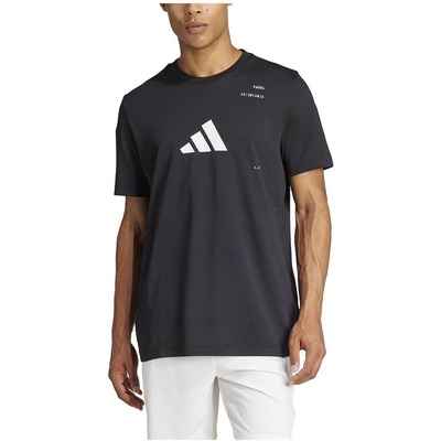 adidas AEROREADY Padel Category Graphic Tee heren T-Shirt L afbeelding 1