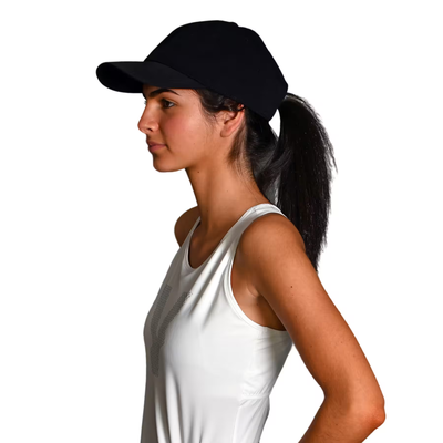 Volt Cap Black | Padel Clothing afbeelding 2