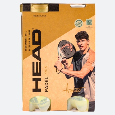 Gasgevulde padelballen next pro fip bipack kokers van 3 ballen afbeelding 1