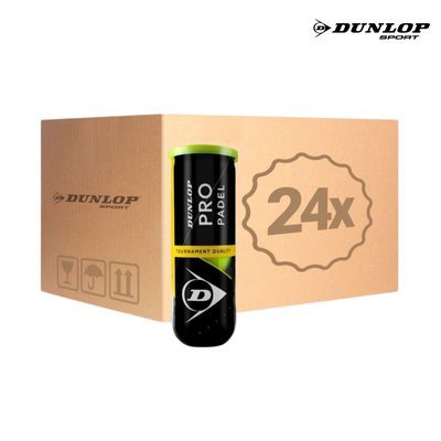 Dunlop Pro Balls Box (24 x 3 pieces) | Padel Balls afbeelding 1