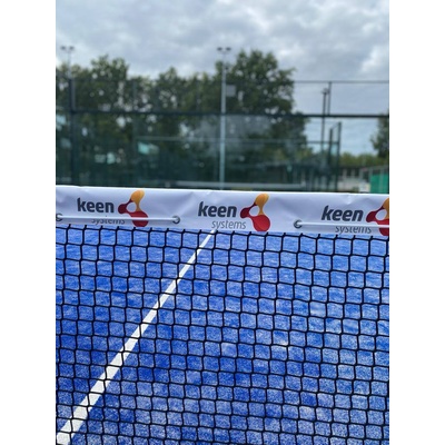 Padelnet netband met eigen sponsor logo afbeelding 6