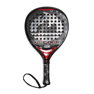 J'hayber Attack 12K Black/Red | Padel Racket afbeelding 2