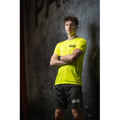 Padel t-shirt 2023 Padel Sportswear ademend Geel afbeelding 6