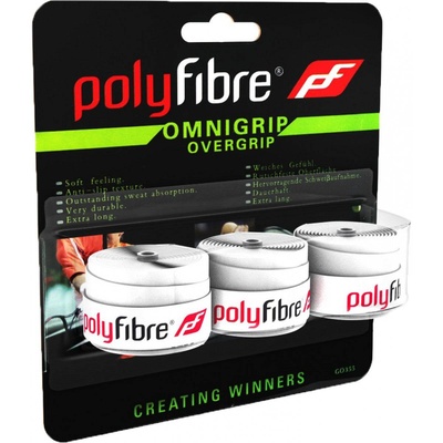 Polyfibre Omnigrip overgrip wit afbeelding 1