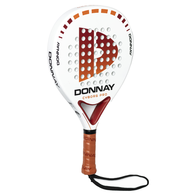 Donnay Cyborg Pro 18K Iceman White | Padel Racket afbeelding 2