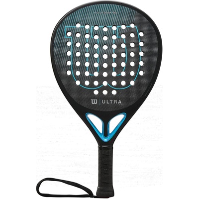 Wilson Ultra Pro V2 Padel, zwart/lichtblauw afbeelding 1