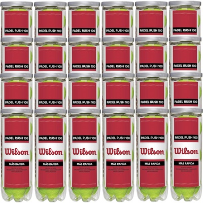 Wilson Padel Rush 100 Doos 24 kokers afbeelding 1