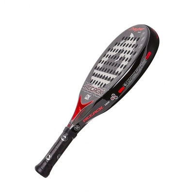 J'hayber Attack 12K Black/Red | Padel Racket afbeelding 3