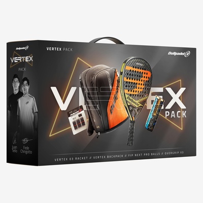 Vertex kerstpakket heren racket + rugzak + next ballen en overgrips afbeelding 1