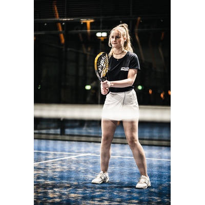 Padel t-shirt dames 2023 Padel Sportswear ademend Navy Bliue afbeelding 2