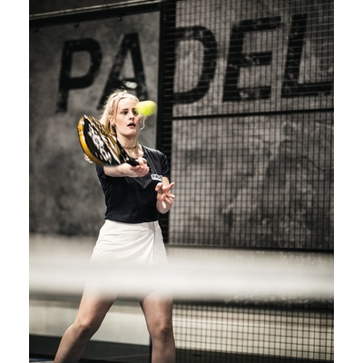 Padel t-shirt dames 2023 Padel Sportswear ademend Navy Bliue afbeelding 5