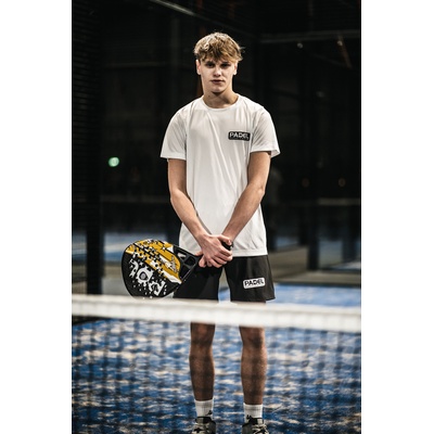 Padel t-shirt 2023 Padel Sportswear ademend Wit afbeelding 4