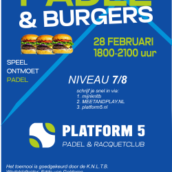 Padel & Burgers avondtoernooi