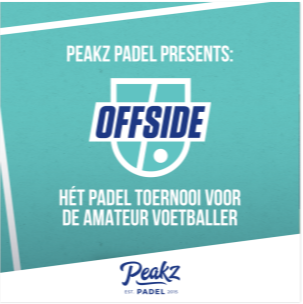 ⚽⚽Hét padel toernooi voor de Zwolse amateur voetballer⚽⚽🎾