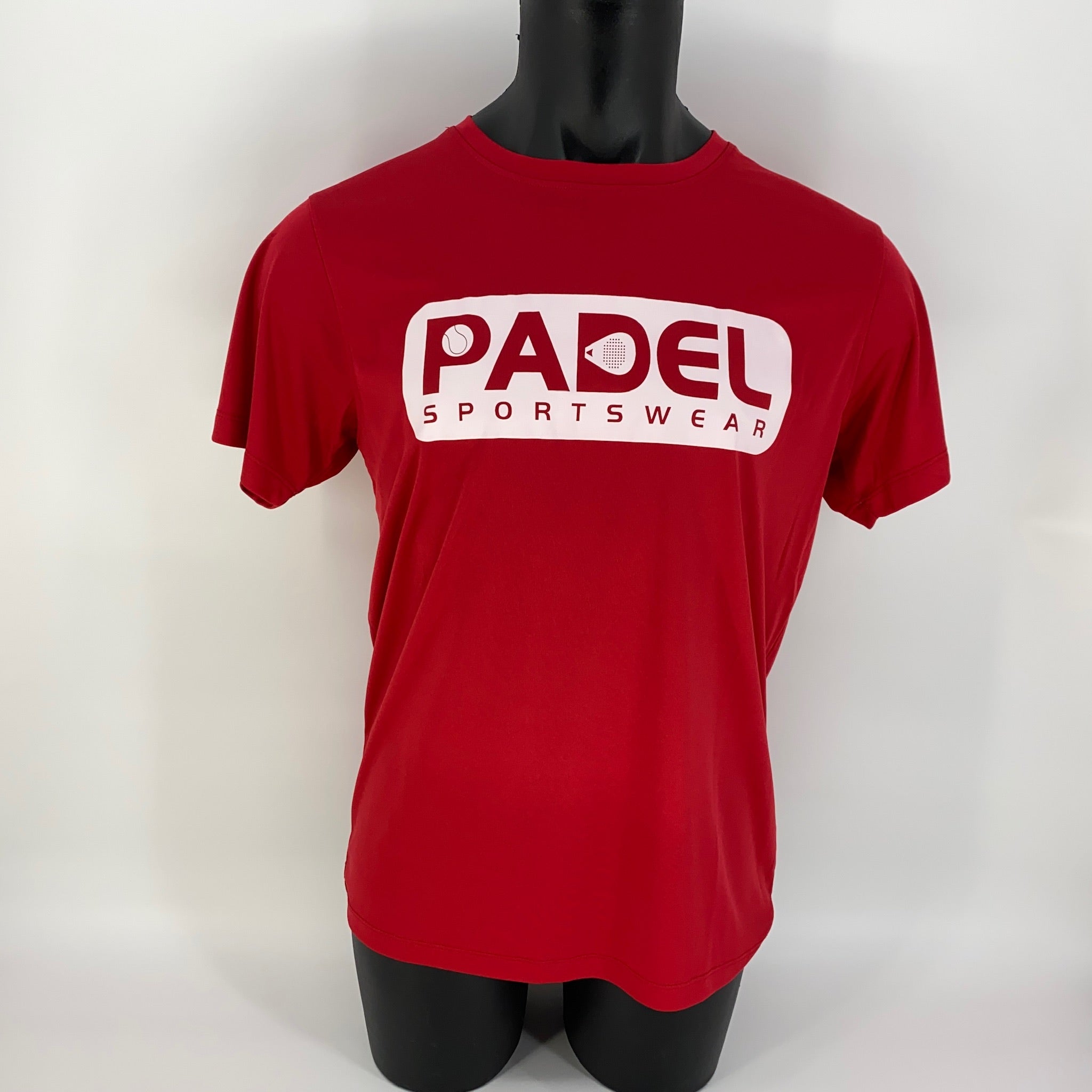 Padel Sport shirt [rood] ademend heren "Padel Sportswear"