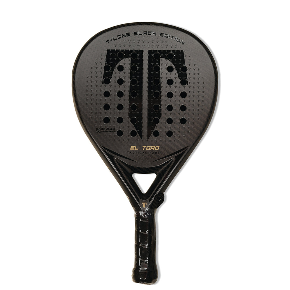 Tactical Padel El Toro 2.0 Kevlar Black edition