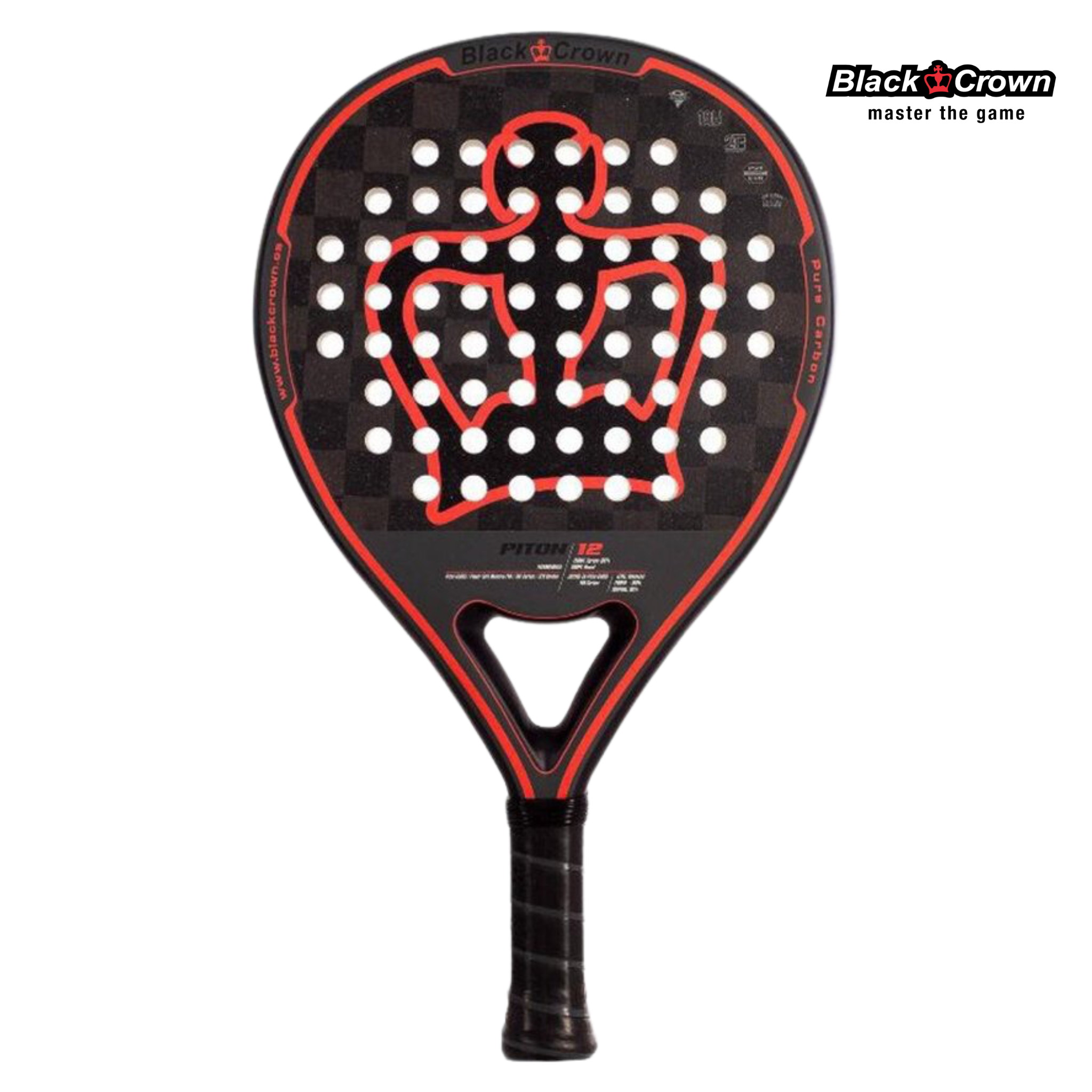 Black Crown Piton 12 | Padel Racket