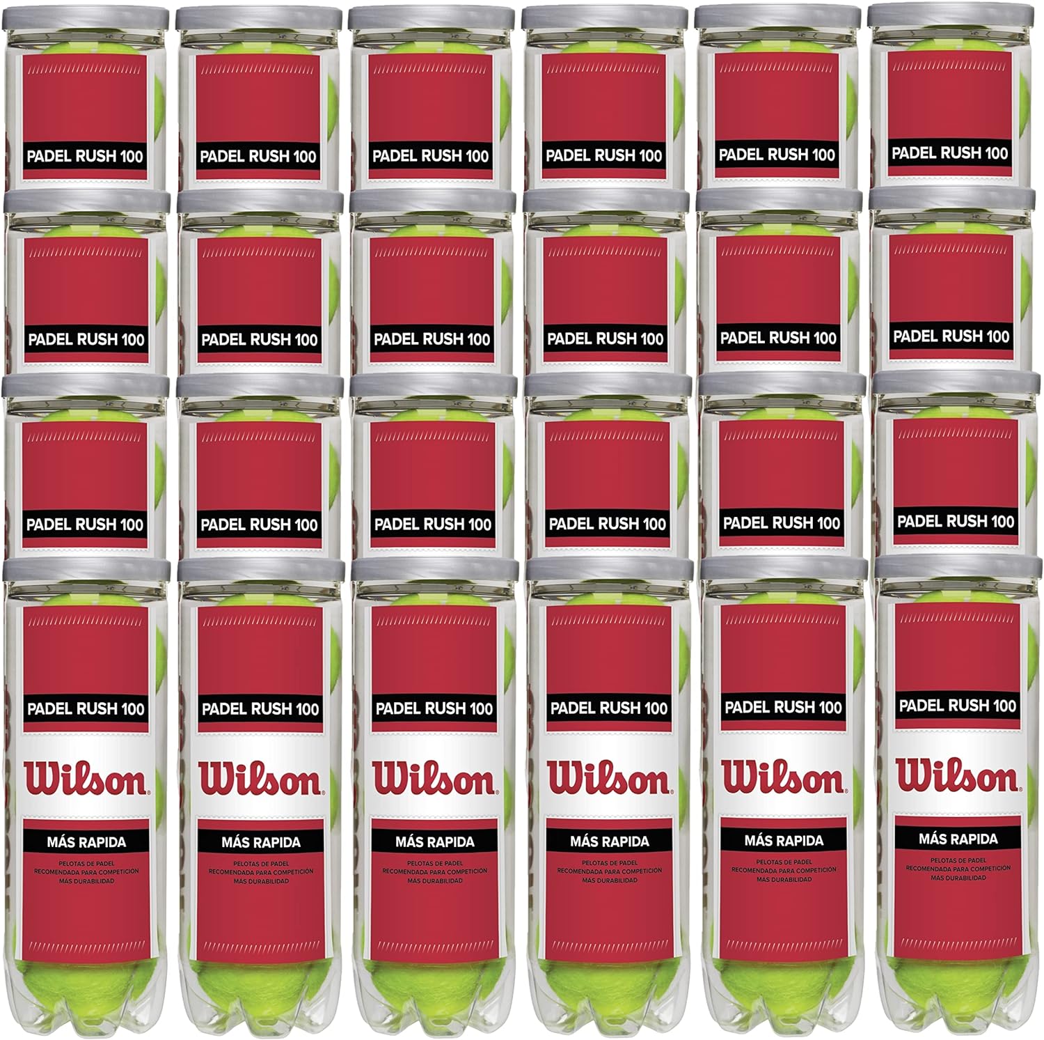 Wilson Padel Rush 100 Doos 24 kokers