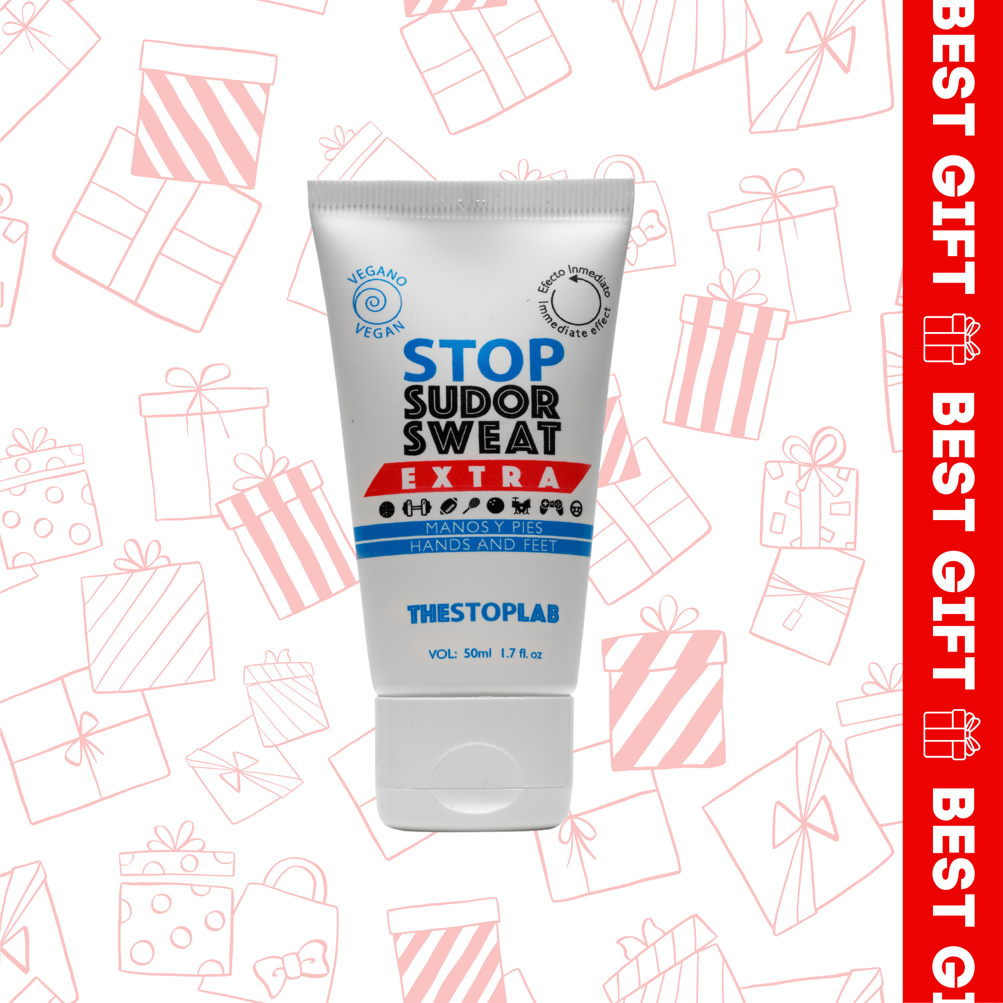 Stop sweat extra on hands and feet