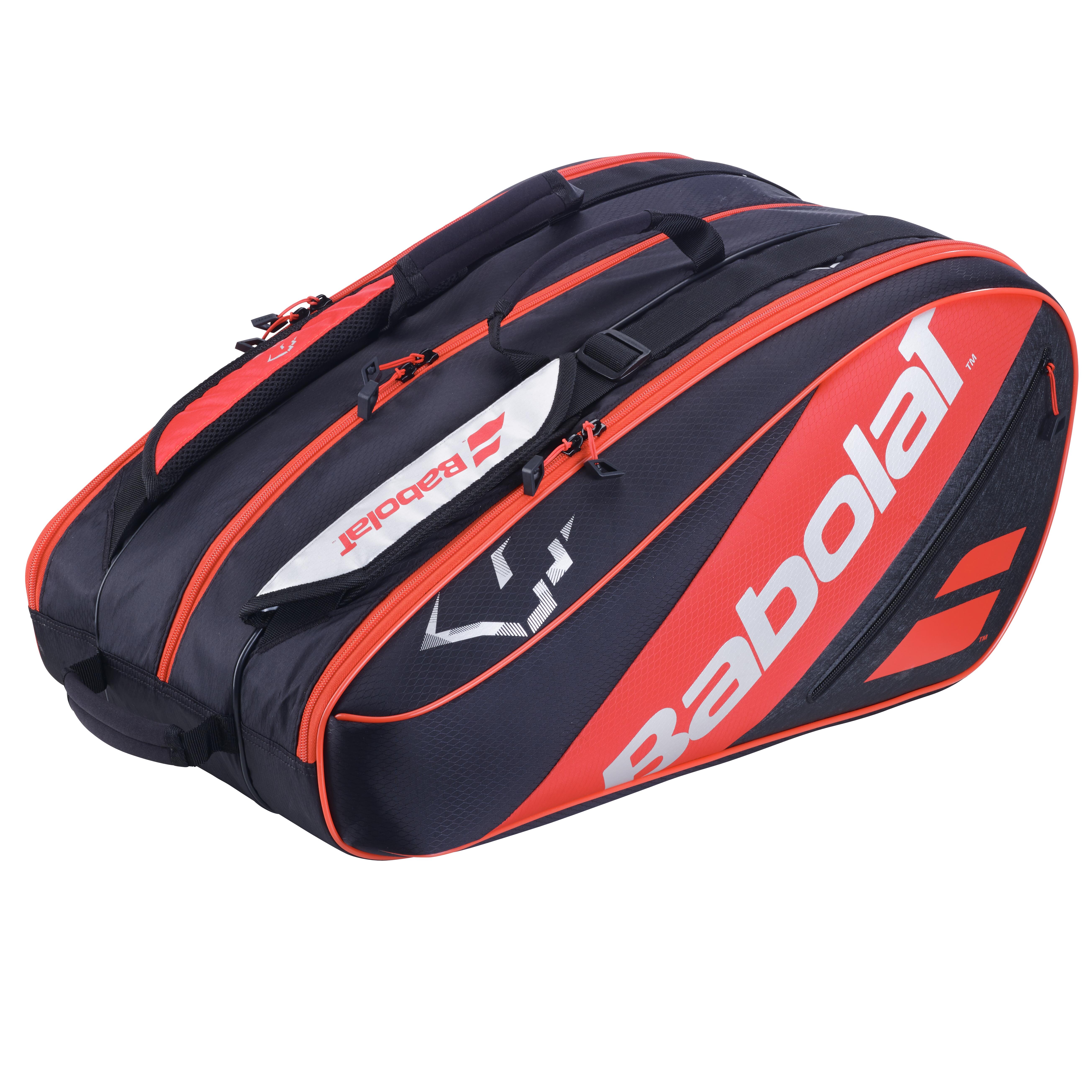 Isothermische padeltas 56 l rh team juan lebrón zwart rood