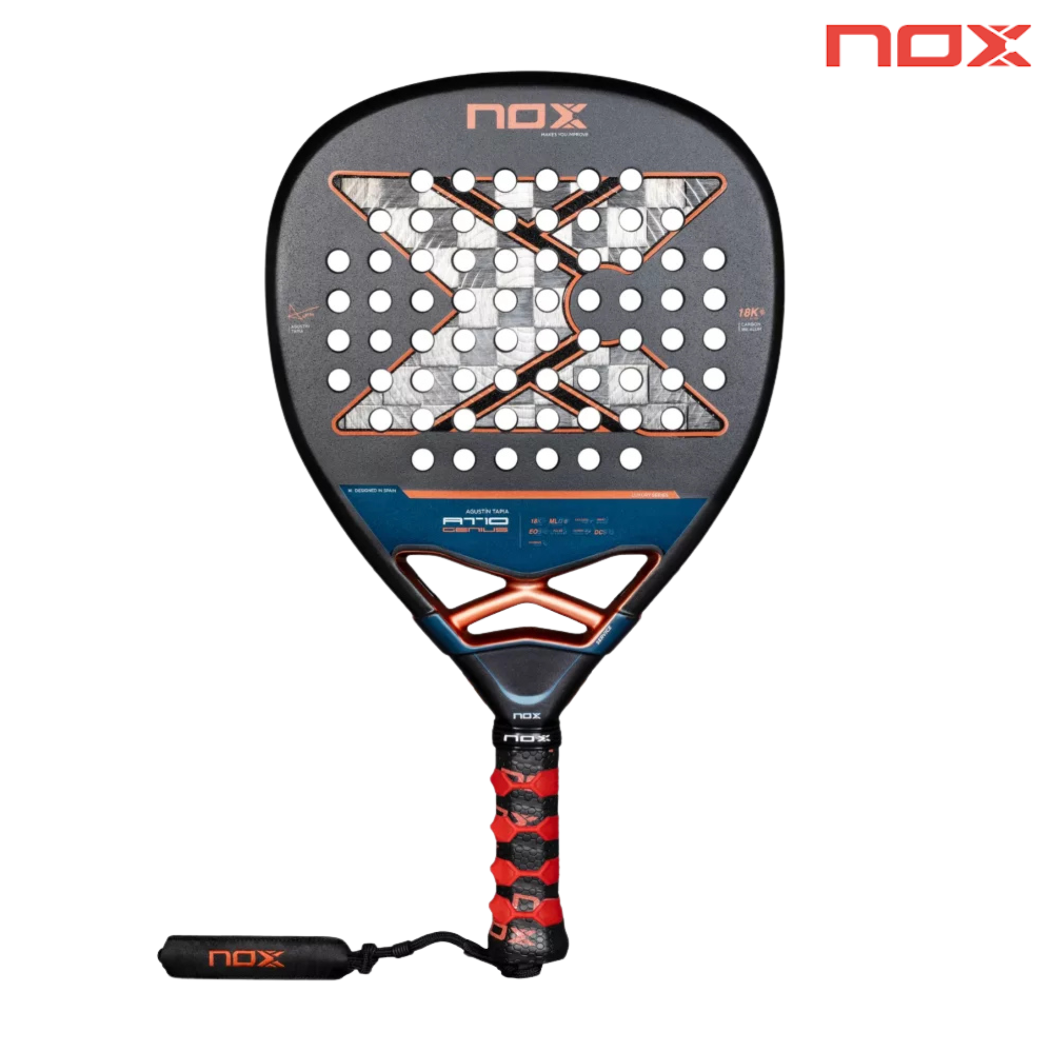 Nox AT10 Genius Attack 18K 2025 | Padel Racket