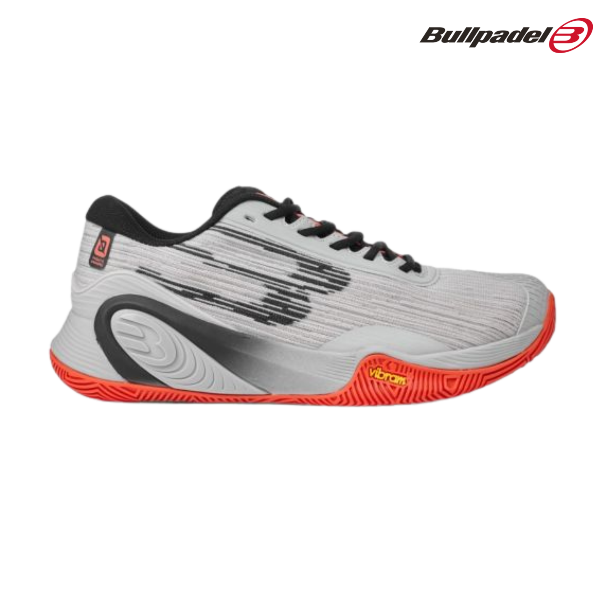 Bullpadel Hack Vibram 25V Grey | Padel Shoes