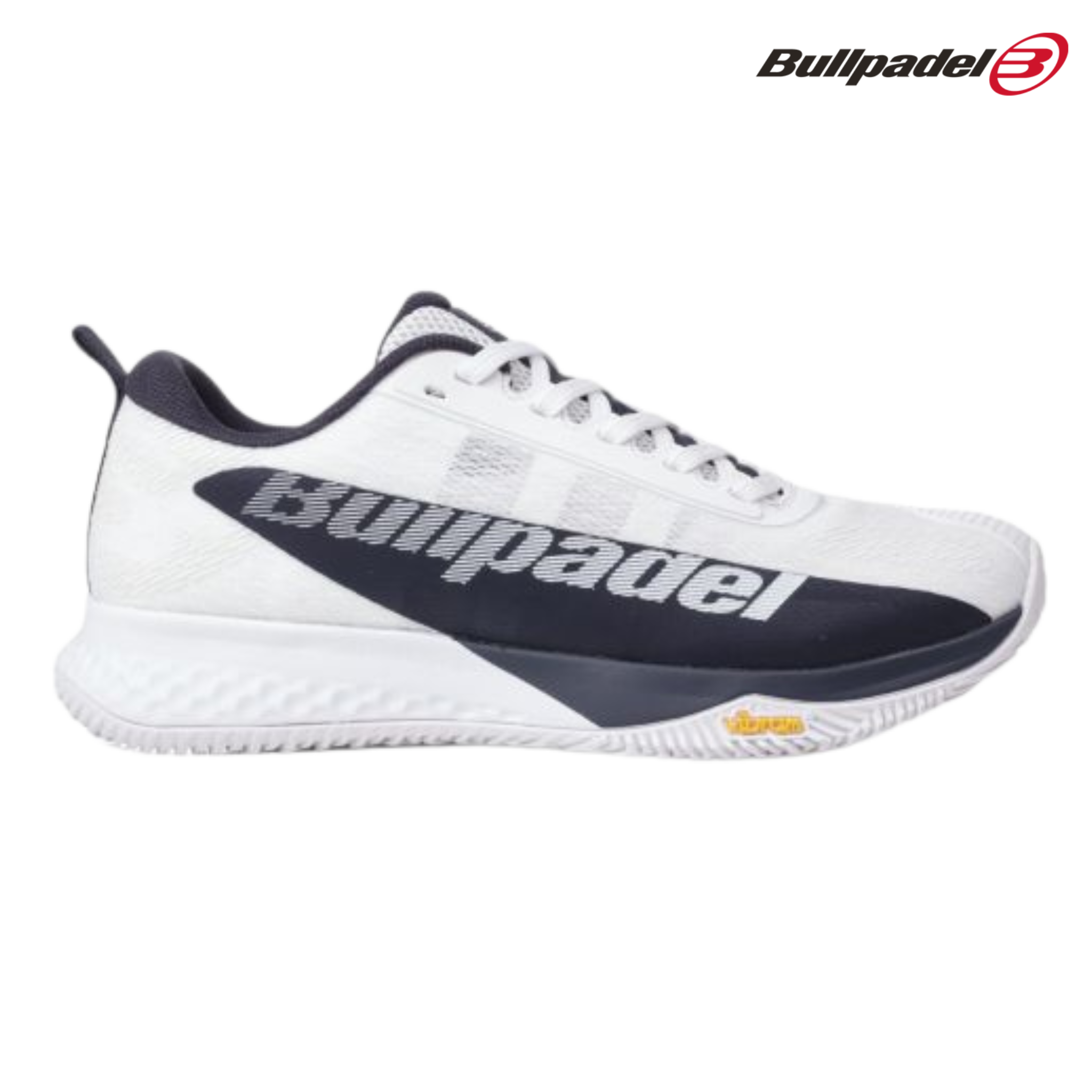 Bullpadel XPLO Vibram 25V White | Padel Shoes