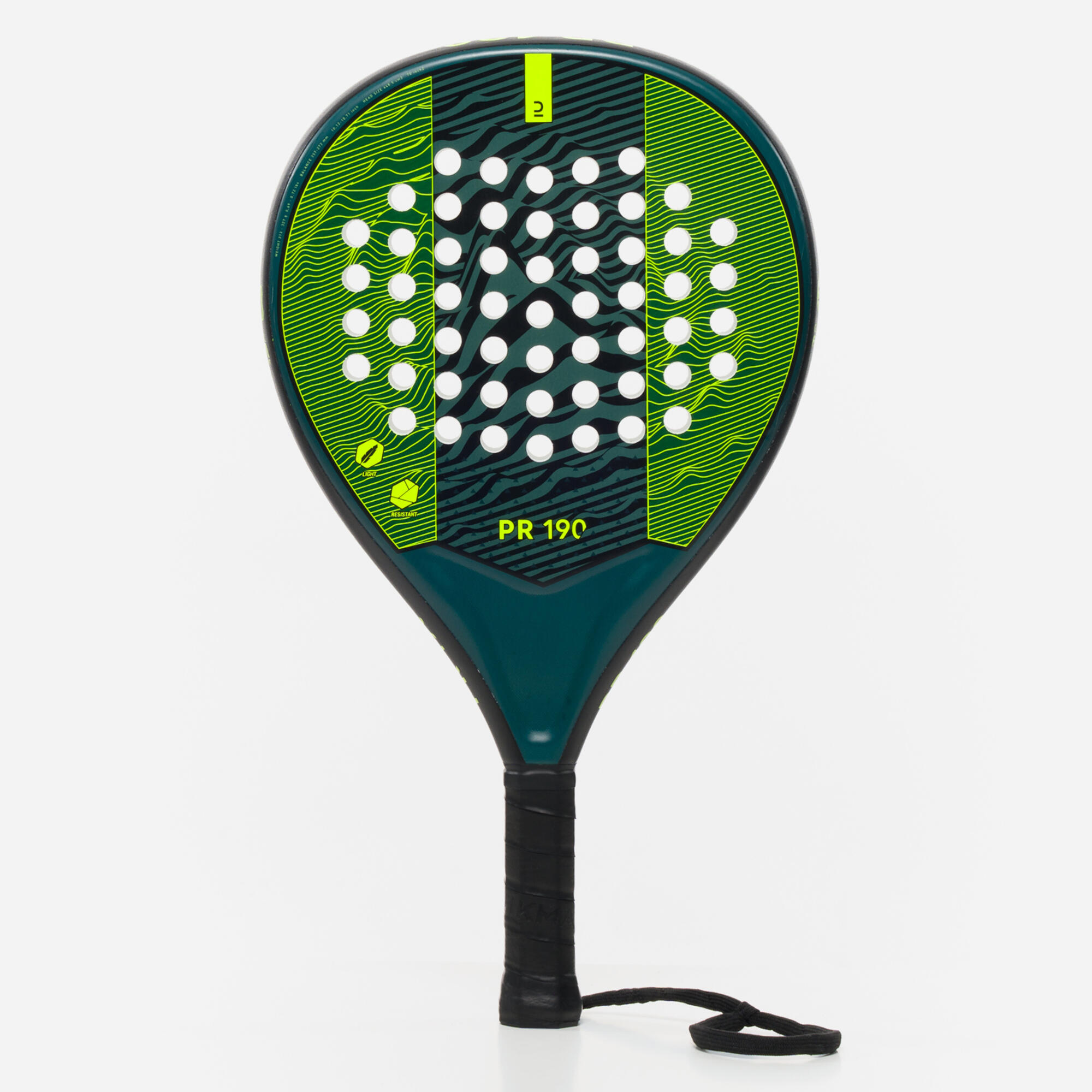 Padel racket pr190 blauw/groen