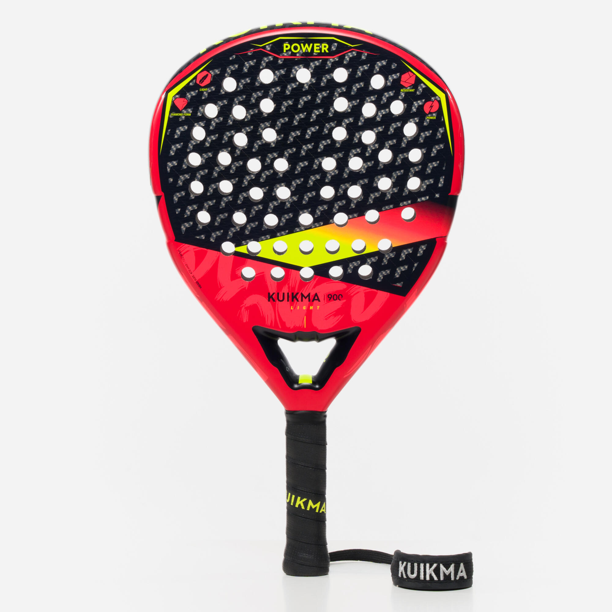 Padelracket pr 900 power light rood