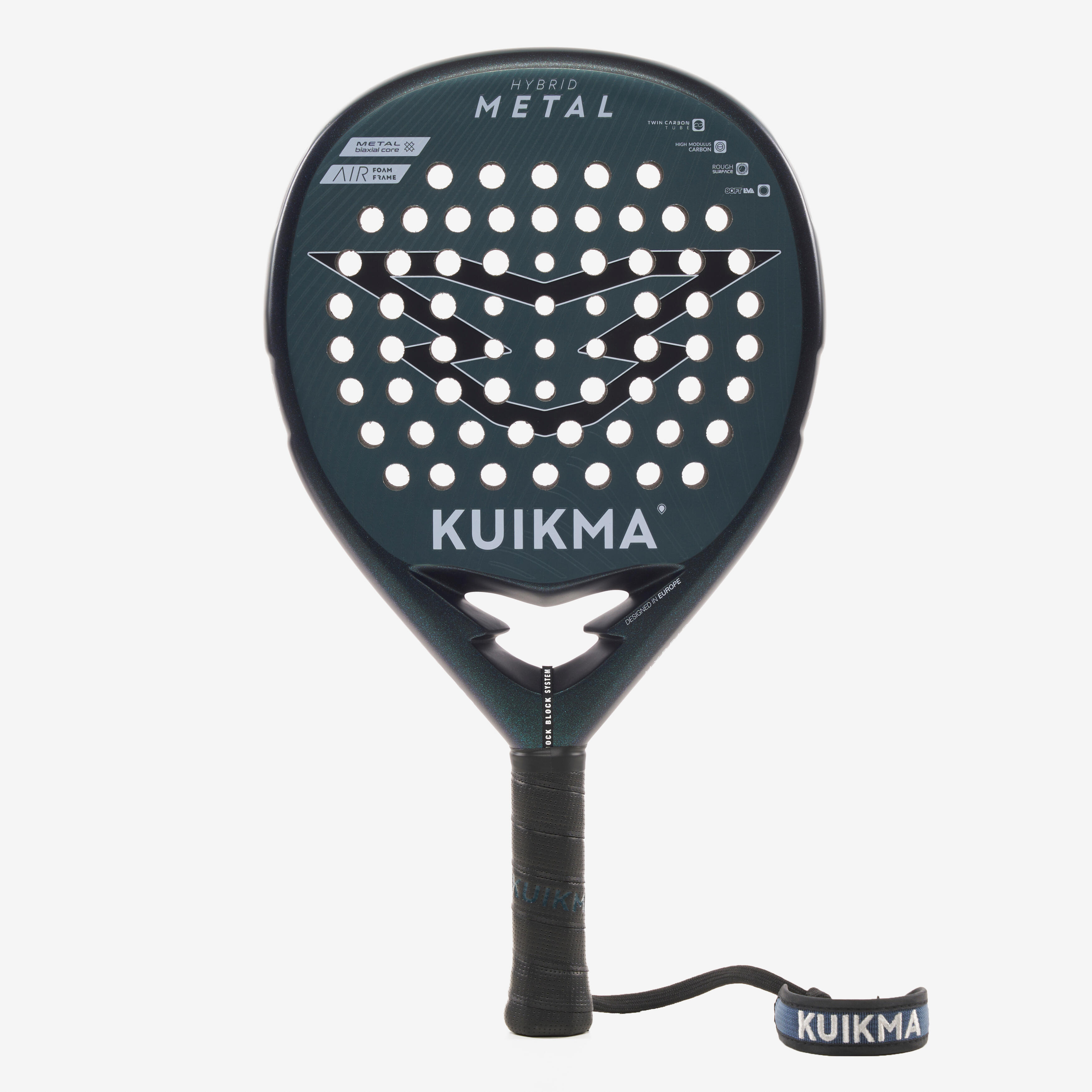 Padelracket voor volwassenen hybrid metal