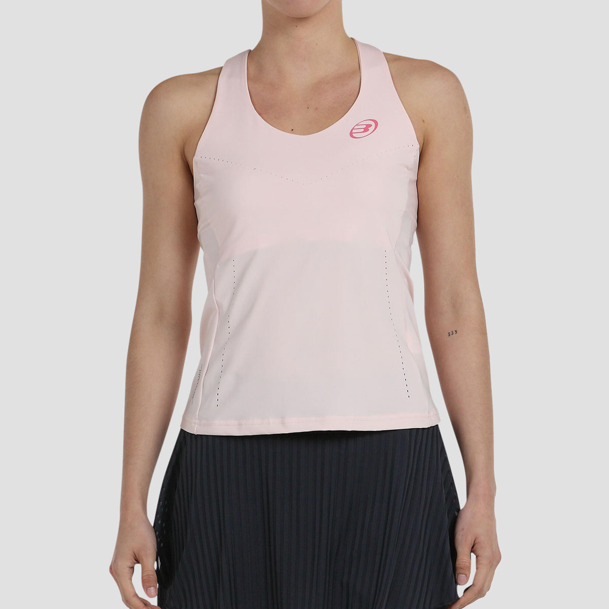 Technische padeltop voor dames envio roze