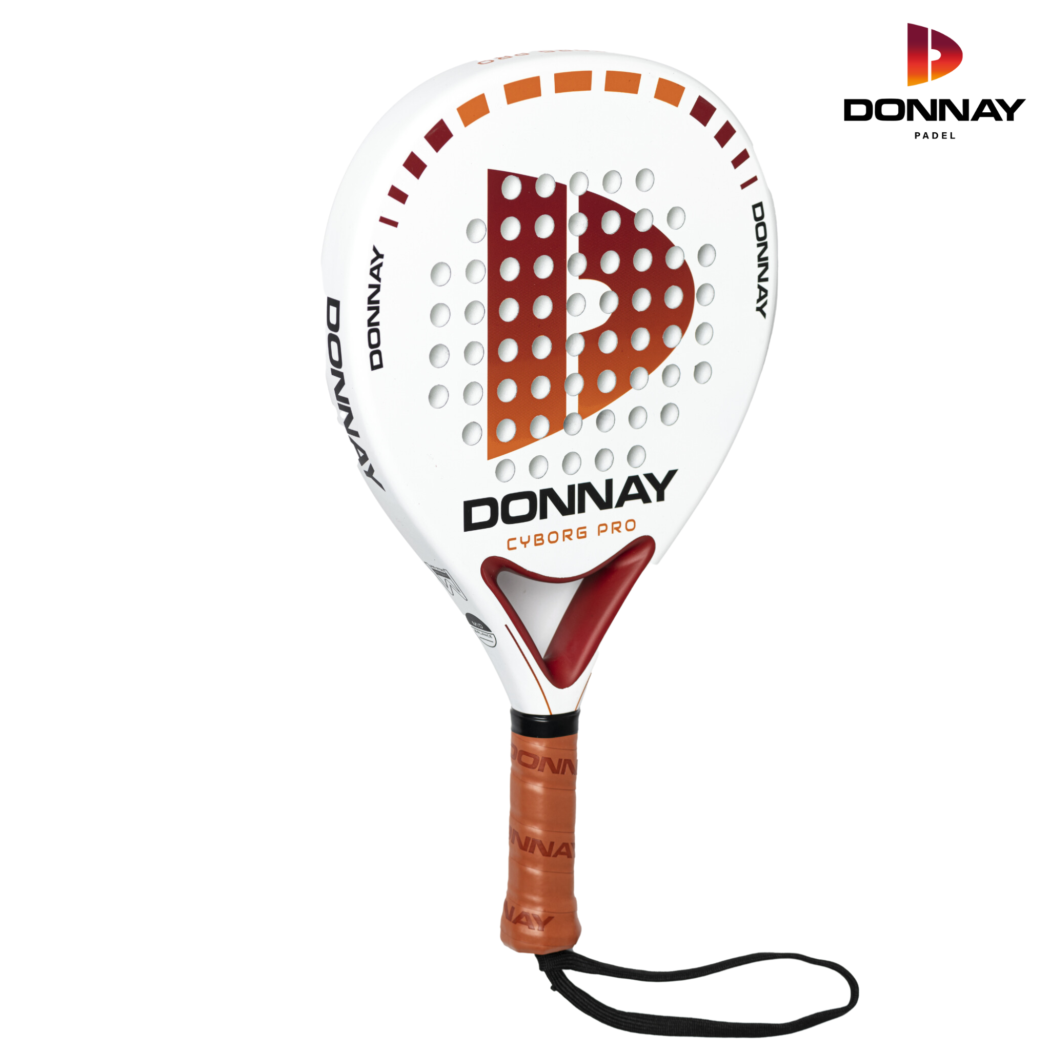 Donnay Cyborg Pro 18K Iceman White | Padel Racket