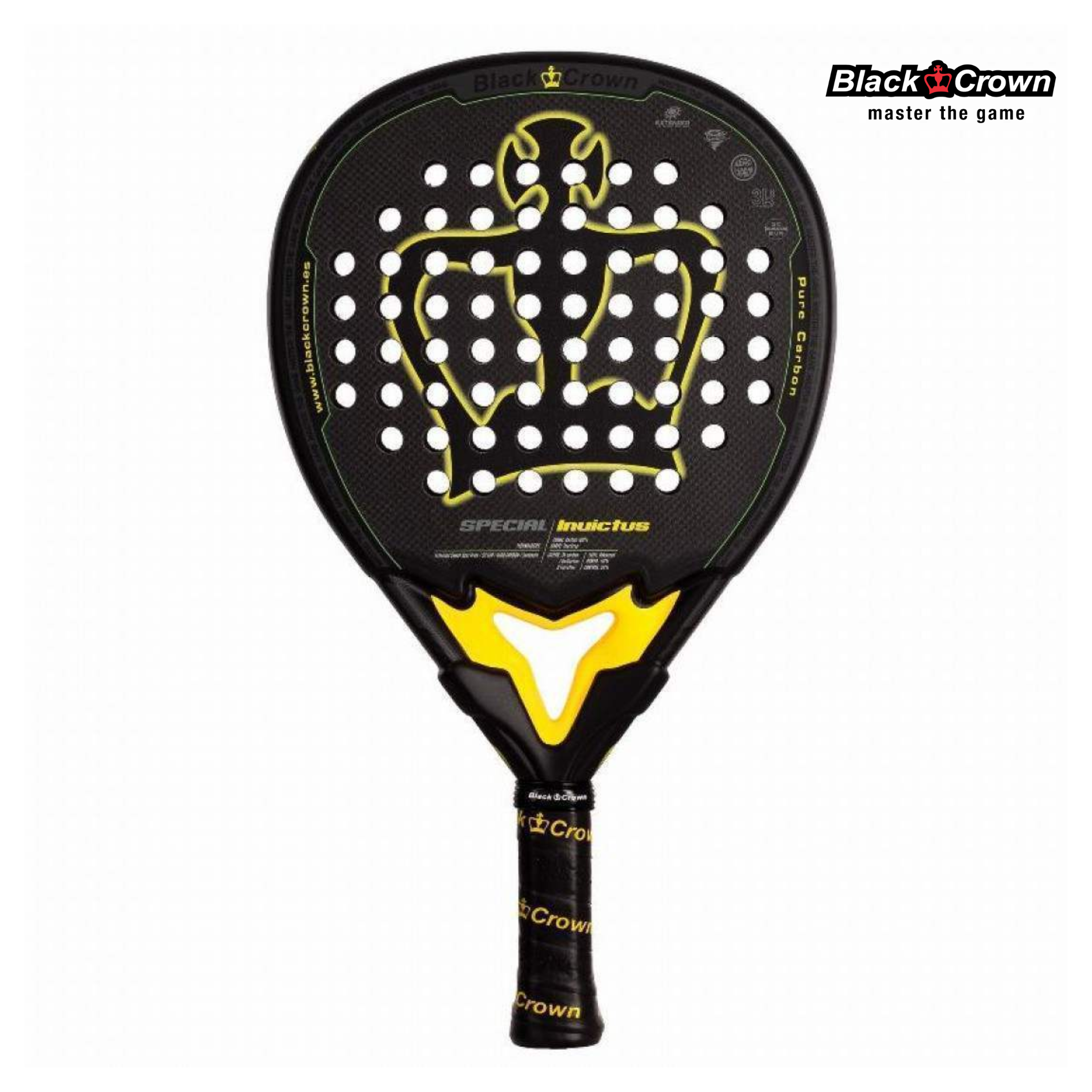 Black Crown Special Invictus | Padel Racket