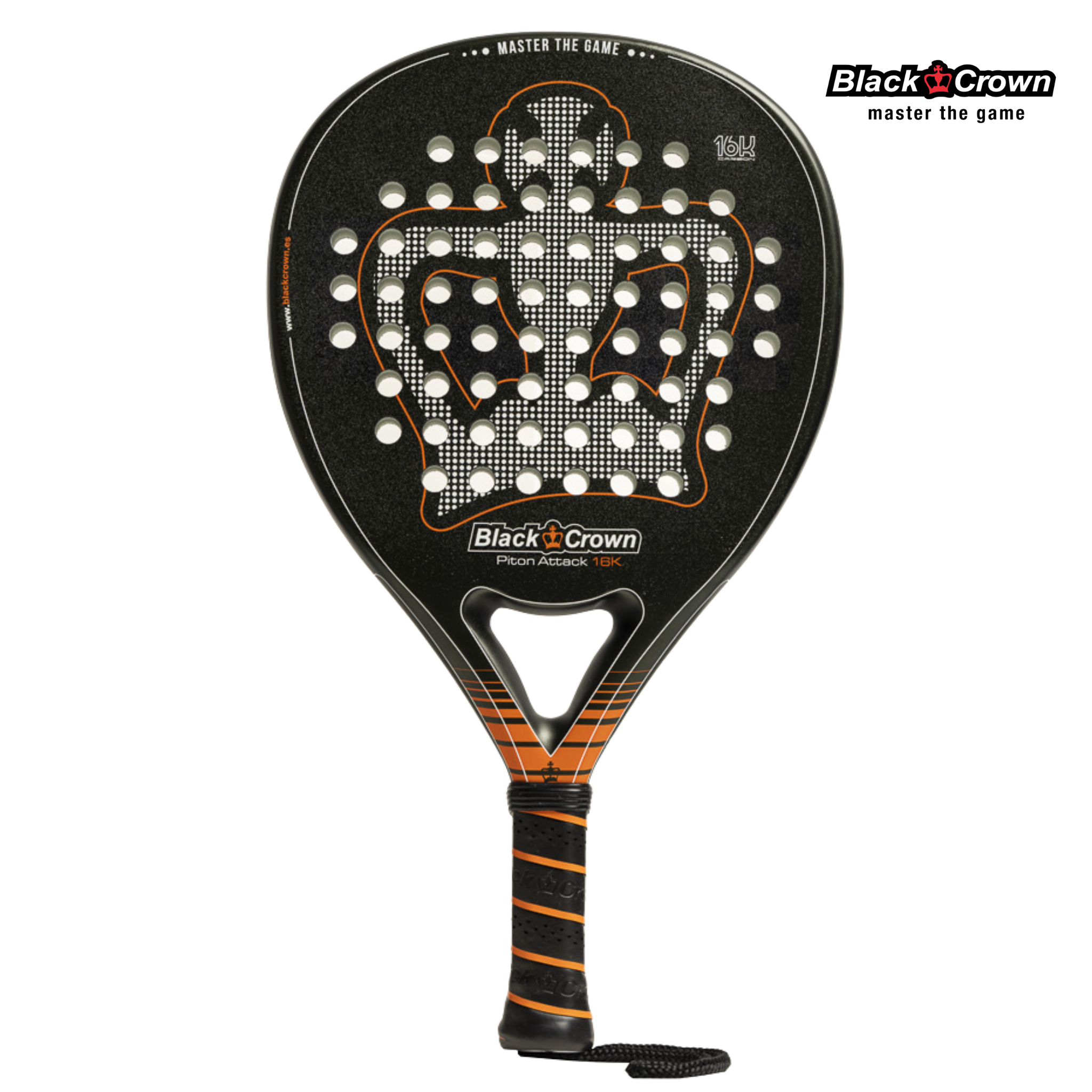 Black Crown Piton Attack 16K | Padel Racket